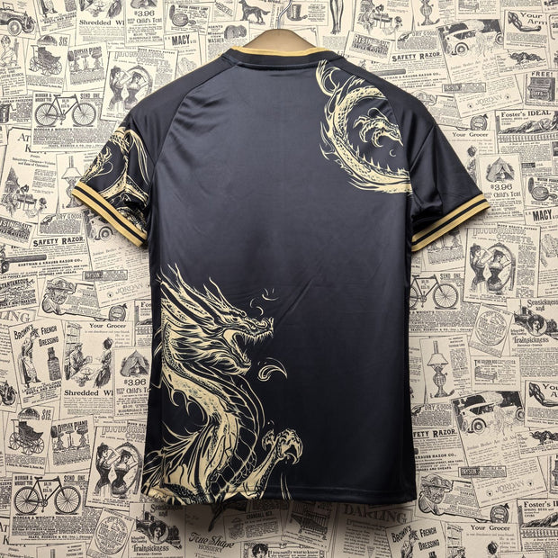 Real Madrid 2024-25 Black & Gold Dragon Special Kit