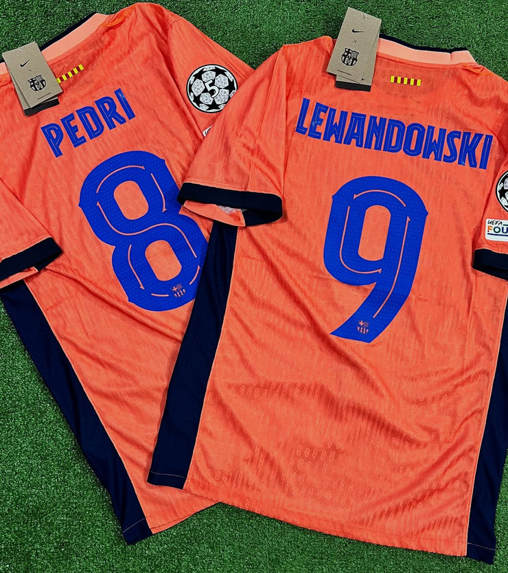 Fc Barcelona 25/26 Away Jersey Player Version
