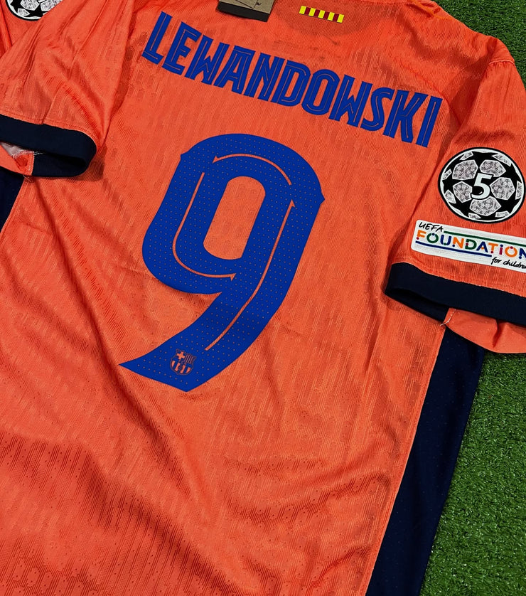 Fc Barcelona 25/26 Away Jersey Player Version
