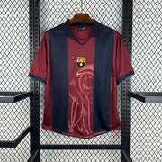 Barcelona 2000/01 Home Retro Skeleton Jersey