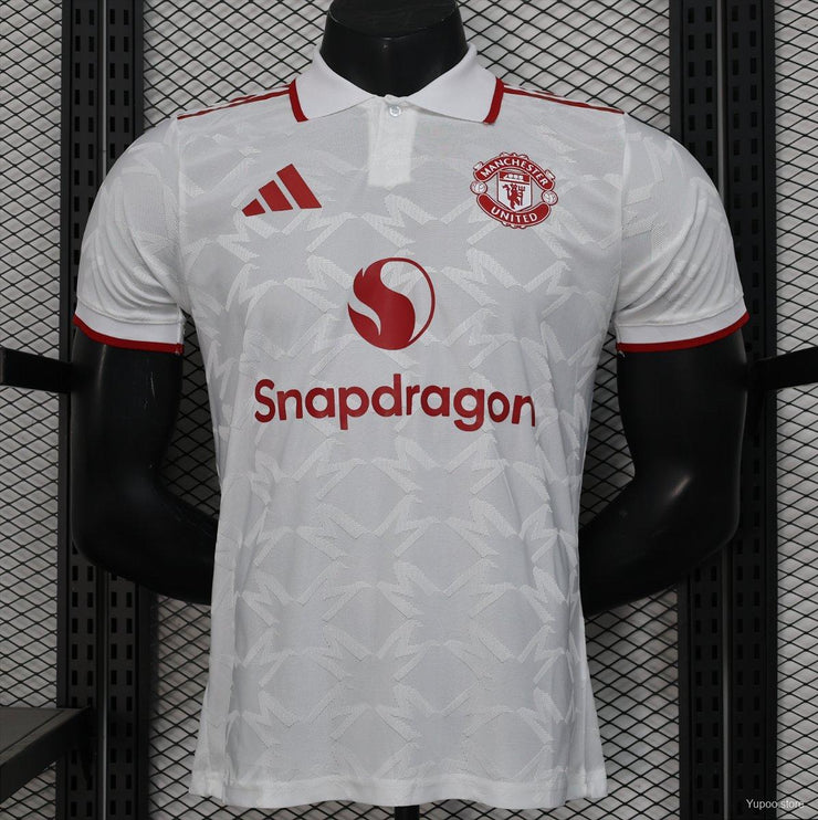 25/26 Manchester United White Special Jersey Player Version