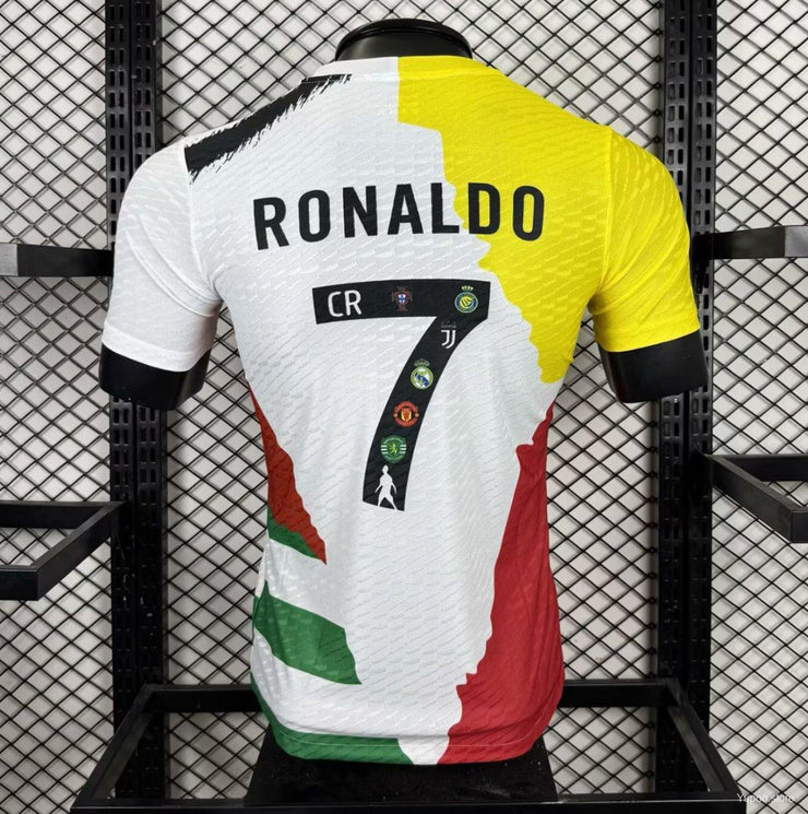 Cristiano ronaldo all teams jersey special edition player version
