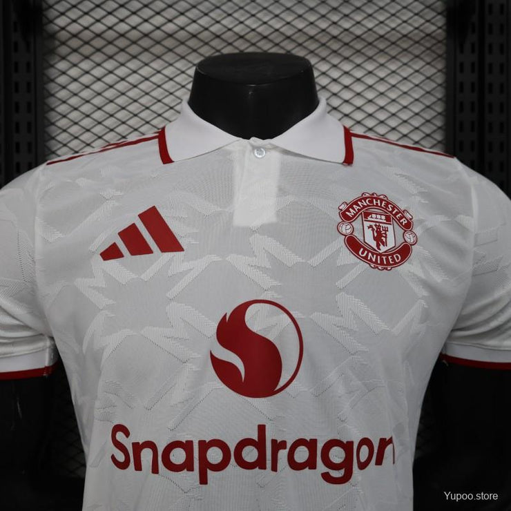 25/26 Manchester United White Special Jersey Player Version