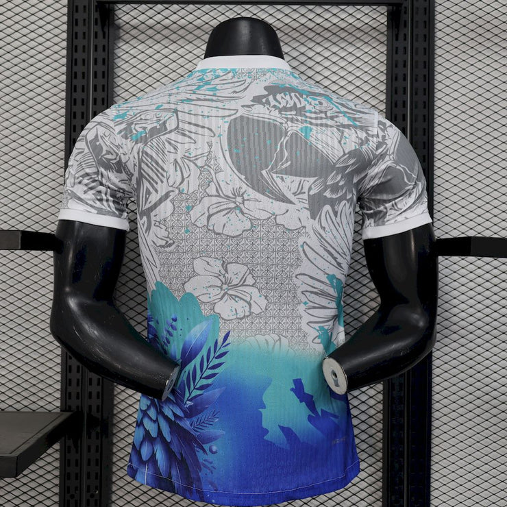 Brazil 2025/26 White Parrot Edition Jersey Player Version