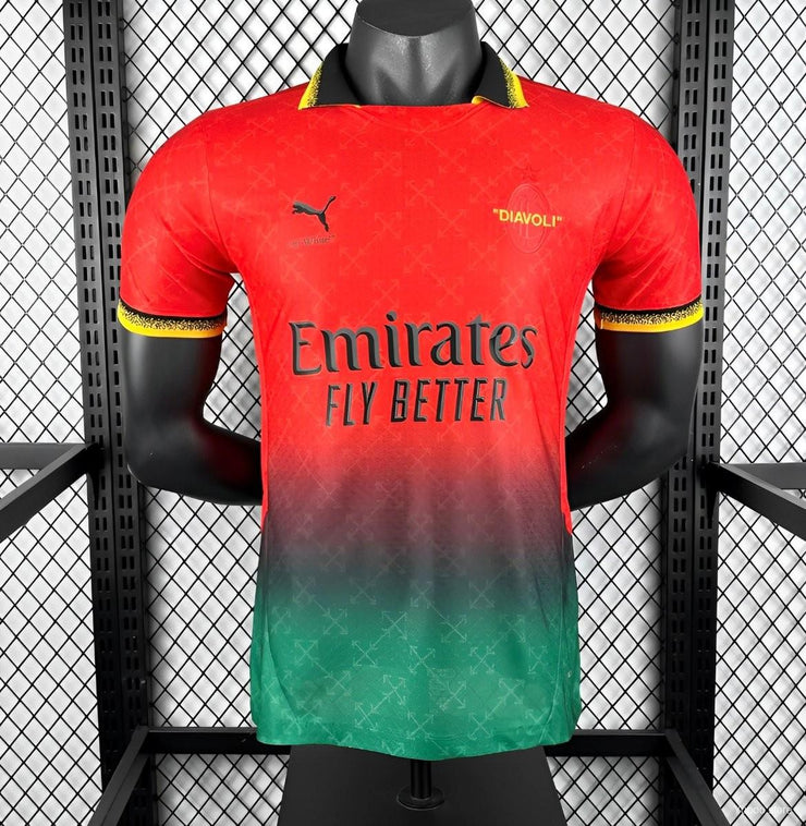 AC Milan x OFFWHITE  Player Version 25/26 Red