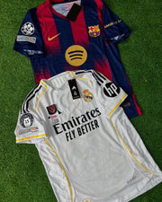 Fc Barcelona x Real Madrid 2025/26 Box – 2 Official Jerseys at a Special Price!