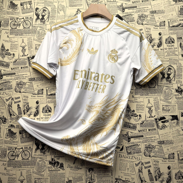 Real Madrid 2024-25 White Dragon Special Kit