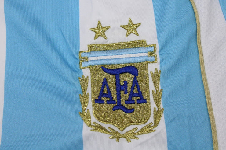 Retro 2006 argentina home kit S-2XL