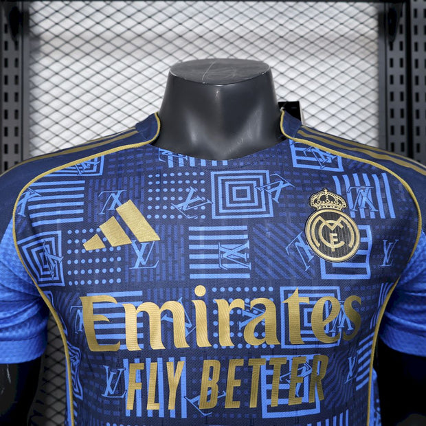 Real Madrid 2025/26 Louis Vuitton Joint Edition Jersey Player Version