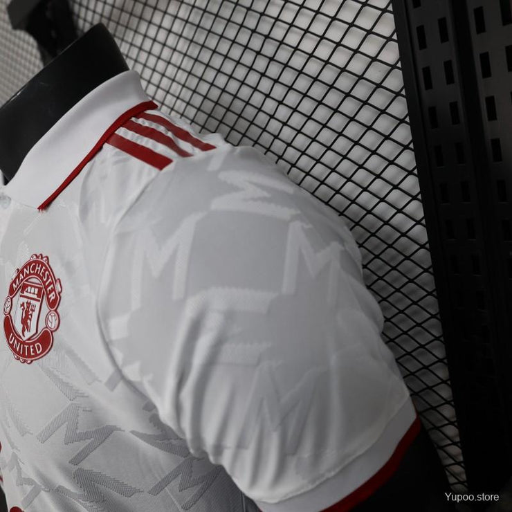 25/26 Manchester United White Special Jersey Player Version