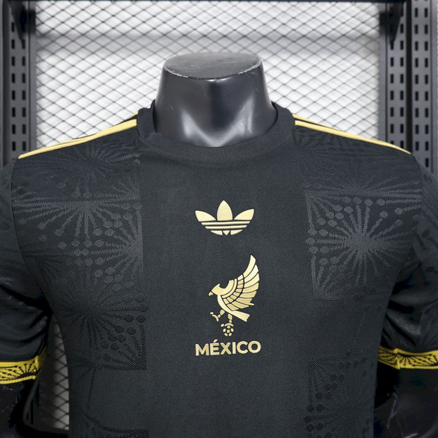 Mexico 2025/26 Gold- Black Jersey Player Version