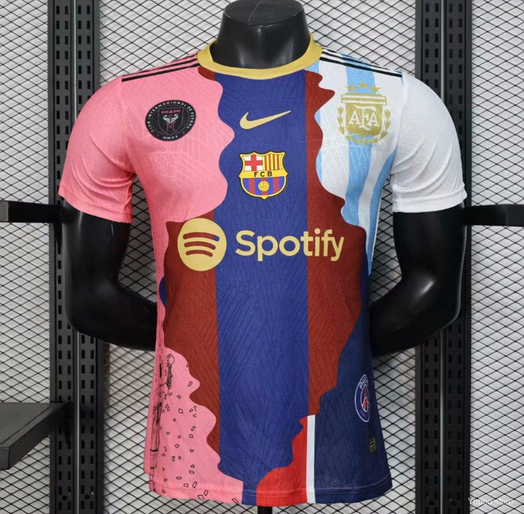 Messi all teams jersey special edition player version